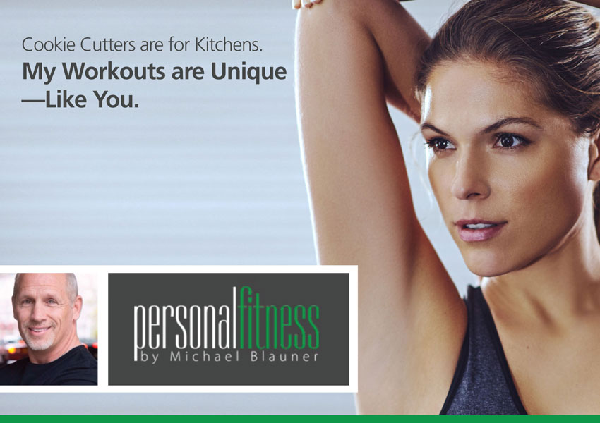 Personal Fitness Postcard Mailers